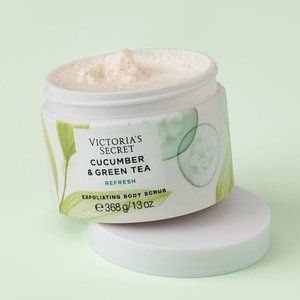 Victorias Secret CUCUMBER & GREEN TEA Natural Beauty Exfoliating Body Scrub NEW
